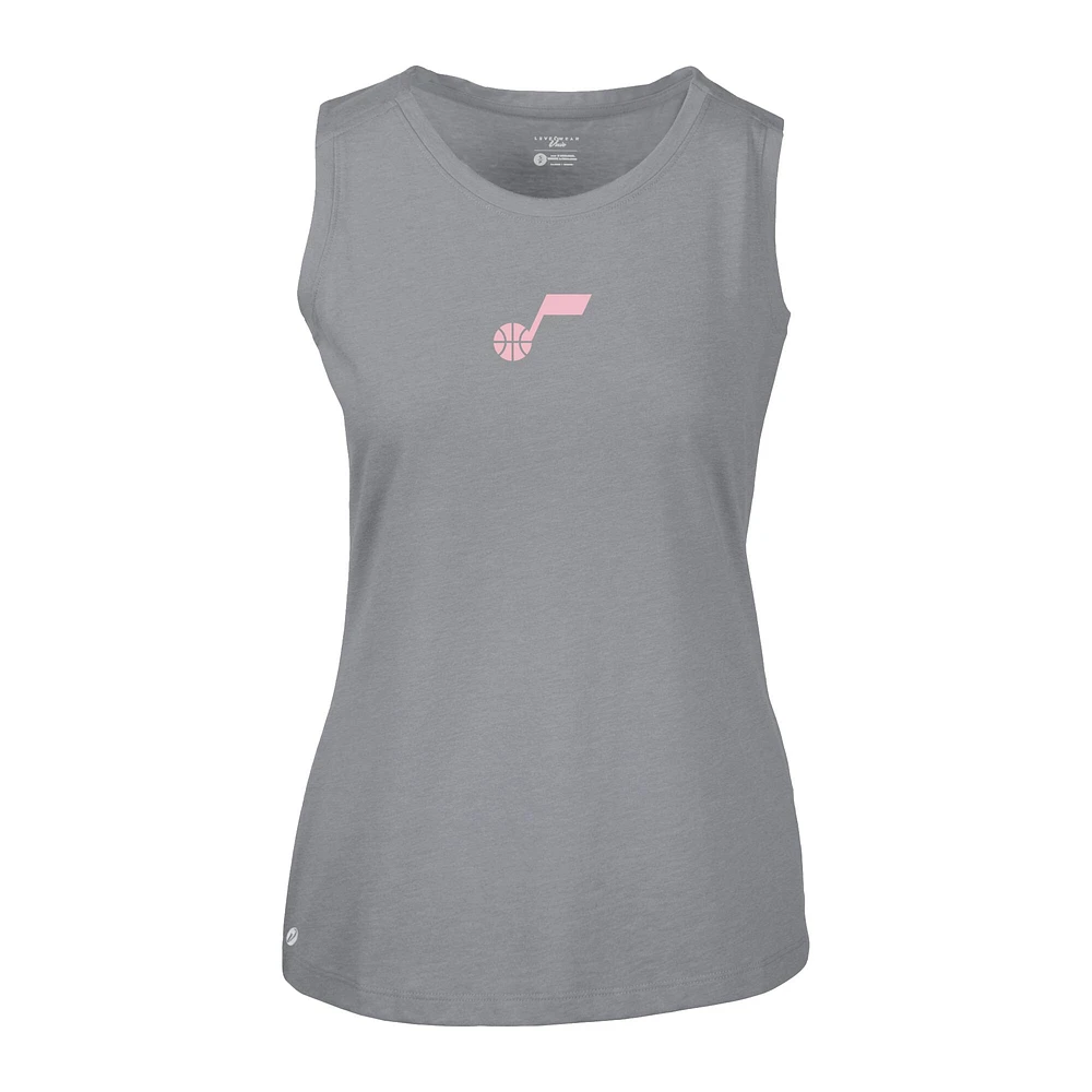 Women's Levelwear Utah Jazz Mother's Day Macy Core Logo Tank Top