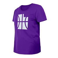 T-shirt violet Utah Jazz 2023/24 City Edition pour femme New Era