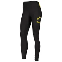 Women's Pro Standard Black Utah Jazz Classics Lux Leggings