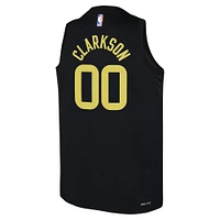 Maillot Jordan Brand Clarkson Swingman noir Utah Jazz pour jeune - Édition Statement