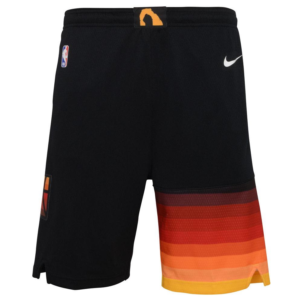 Youth Nike Black Utah Jazz 2021/22 City Edition Swingman Shorts