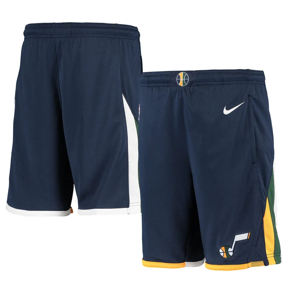 Short Swingman Nike Utah Jazz 2020/21 pour Jeune Bleu Marine - Icon Edition