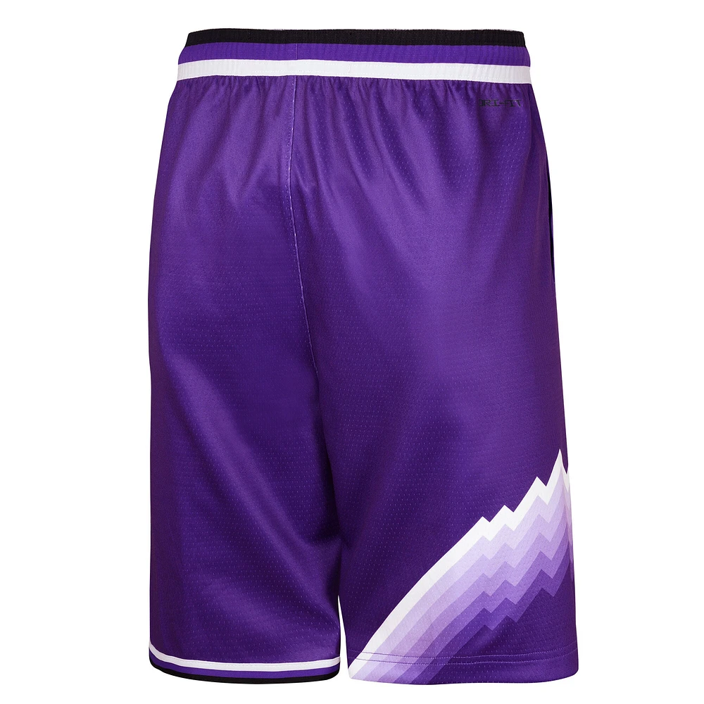 Youth Nike Purple Utah Jazz 2023/24 City Edition Swingman Performance Shorts