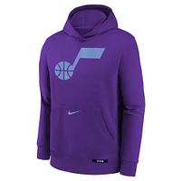 Youth Nike  Purple Utah Jazz 2024/25 City Edition Club Fleece Pullover Hoodie