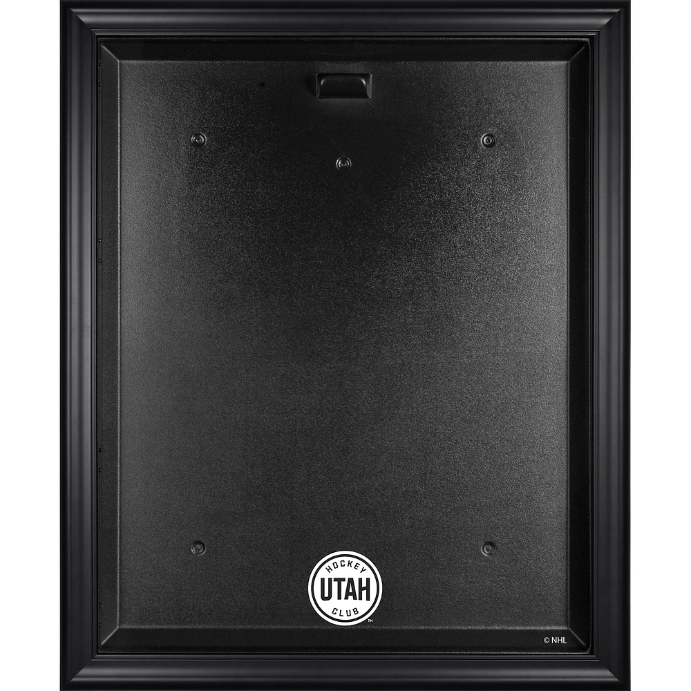 NHL Utah Black Framed Logo Jersey Display Case