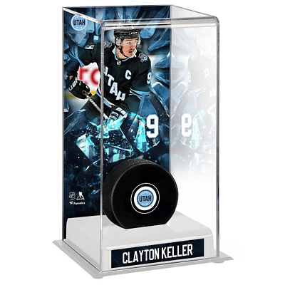 Clayton Keller Utah Hockey Club Deluxe Tall Hockey Puck Case