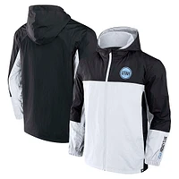Veste à capuche entièrement zippée pour homme Fanatics Black Utah Hockey Club Crash the Net