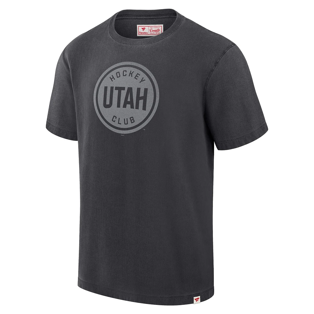 Men's Fanatics Black Utah Hockey Club Made Canada T-Shirt