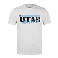 Men's Levelwear White Utah Hockey Club Richmond Etched T-Shirt