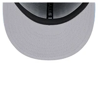 Casquette ajustée 59FIFTY Lockup 1st Season Utah Hockey Club New Era noire/bleu clair pour homme