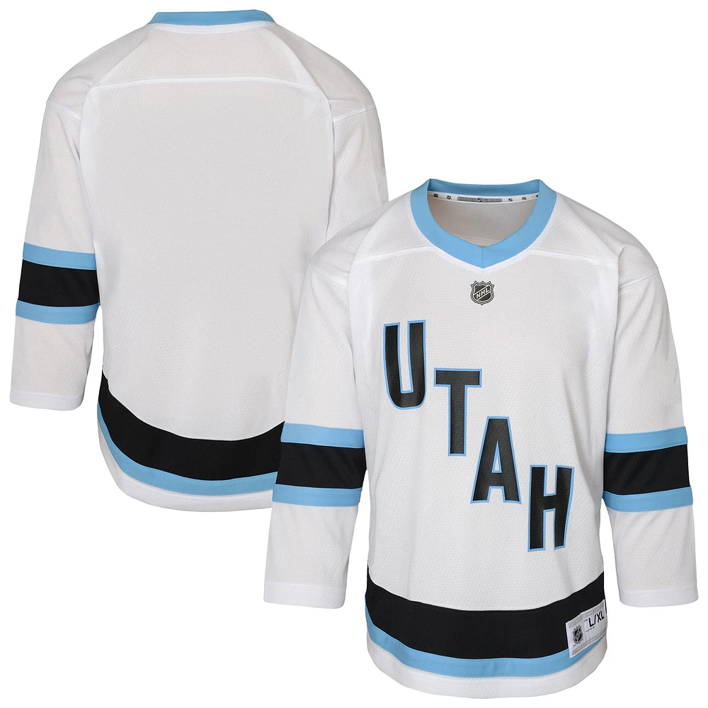 Maillot de Hockey blanc pour jeunes l'Utah Club