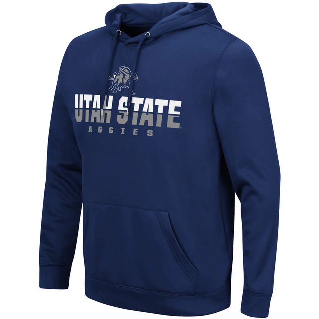 Sweat à capuche Colosseum Navy Utah State Aggies Lantern pour homme