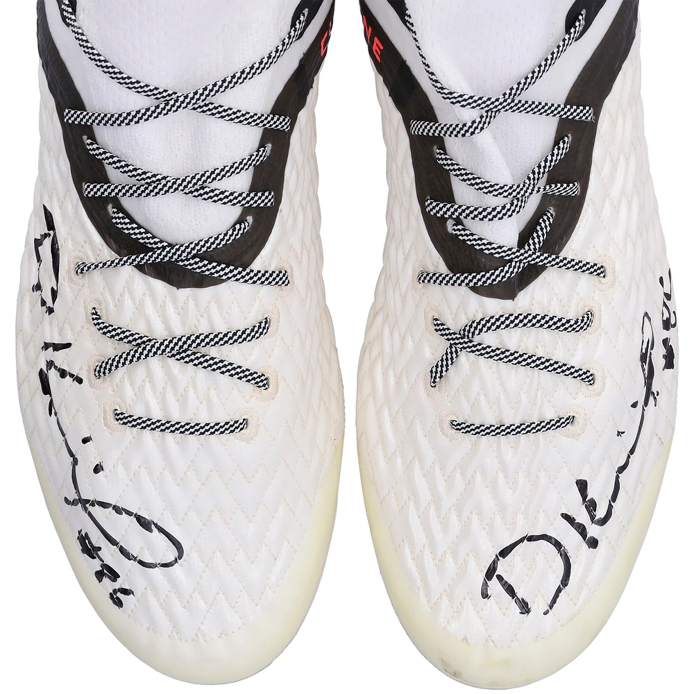 Dalton Kincaid Utah Utes Autographed Player-Issued Under Armour Cleats from the 2020-22 NCAA Football Seasons