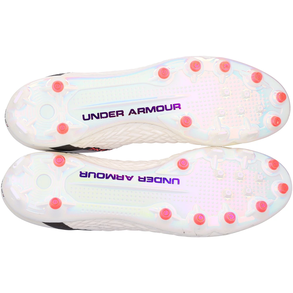 Dalton Kincaid Utah Utes Autographed Player-Issued Under Armour Cleats from the 2020-22 NCAA Football Seasons