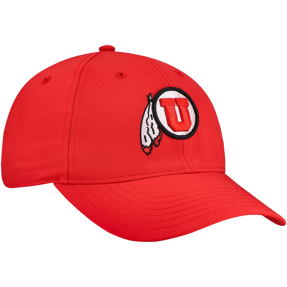 Casquette ajustable Top of the World pour homme Utah Utes Victory Trainer rouge