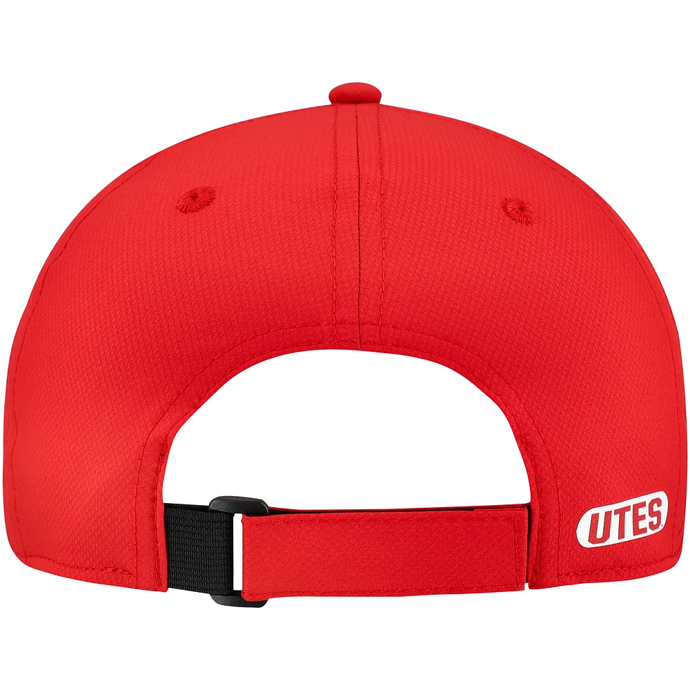 Casquette ajustable Top of the World pour homme Utah Utes Victory Trainer rouge