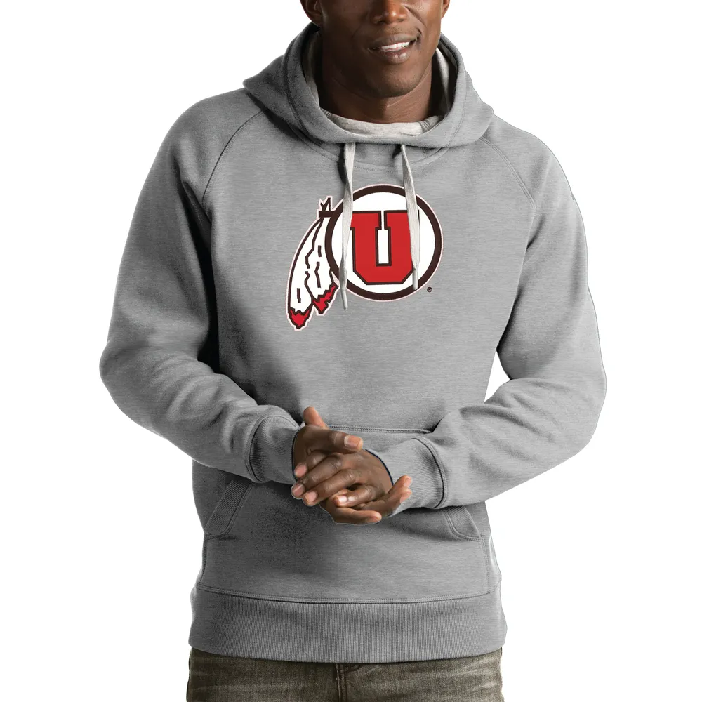 Boston Red Sox Antigua Victory Pullover Hoodie - Heathered Gray