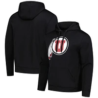 Sweat à capuche en polaire noir Utah Utes Foundation pour homme