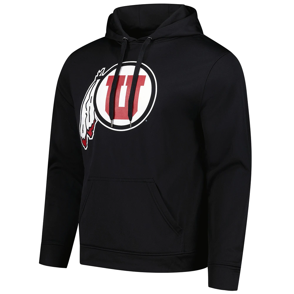 Sweat à capuche en polaire noir Utah Utes Foundation pour homme