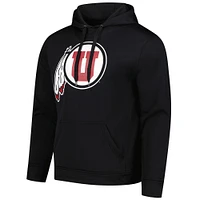 Sweat à capuche en polaire noir Utah Utes Foundation pour homme