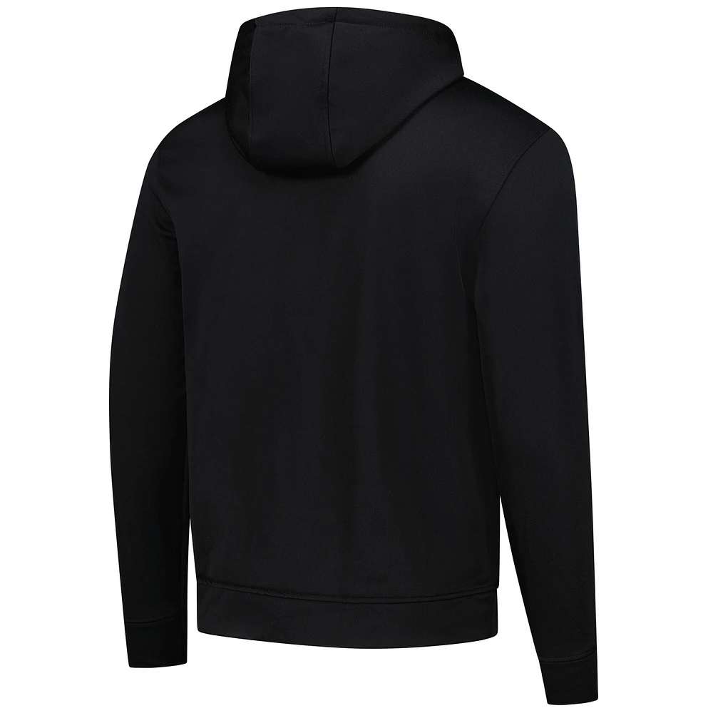 Sweat à capuche en polaire noir Utah Utes Foundation pour homme