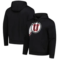 Sweat à capuche en polaire noir Utah Utes Foundation pour homme