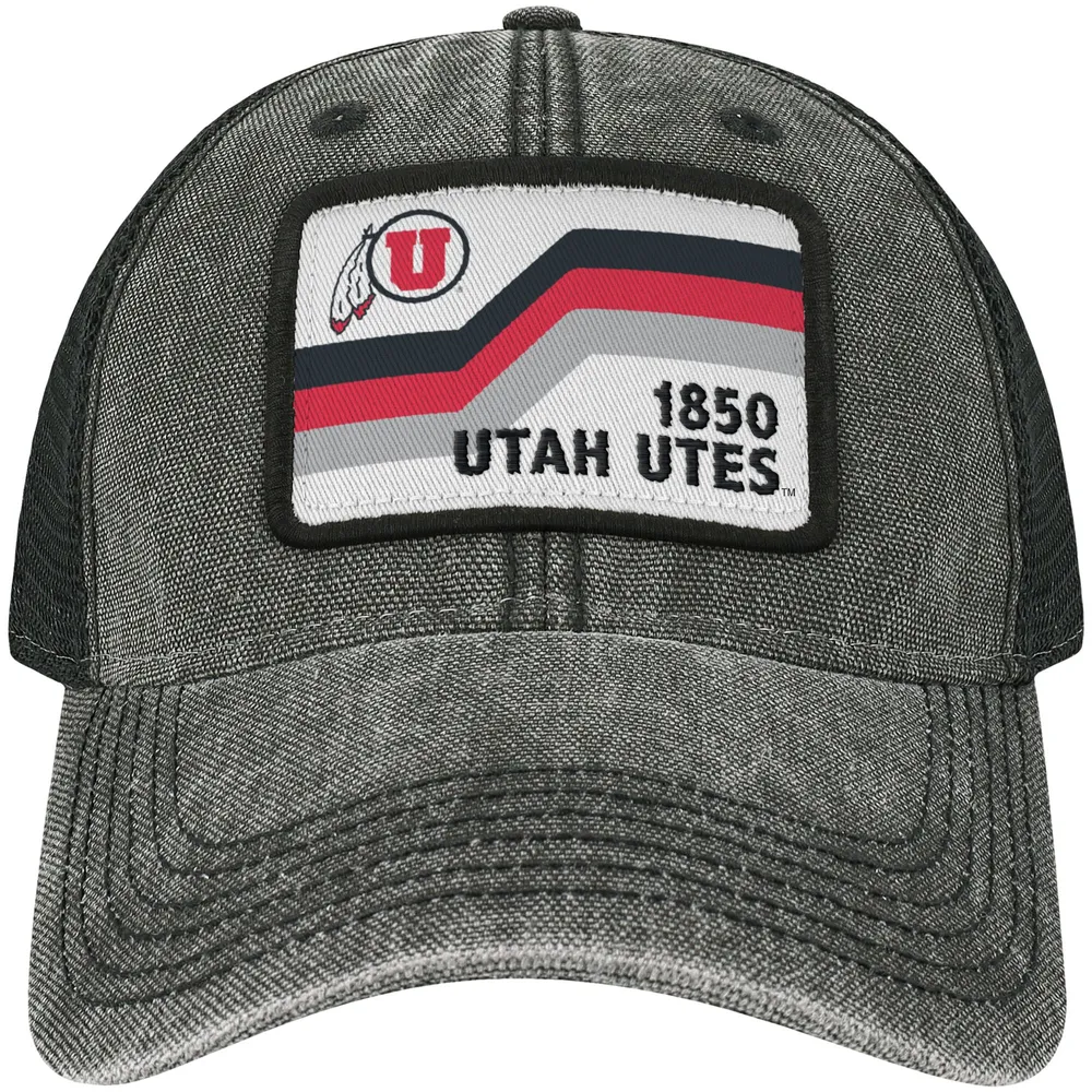 Casquette Homme Utah Utes Sun & Bars Dashboard Trucker Noir Snapback