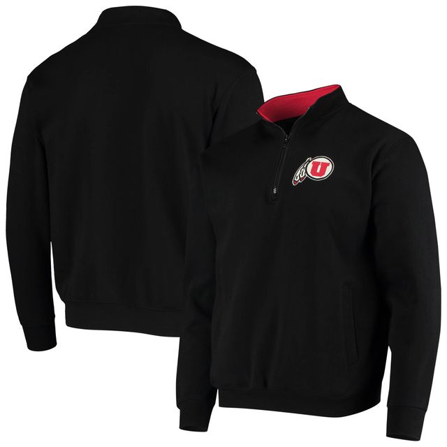 Veste Colosseum Black Utah Utes Tortugas Logo Quarter-Zip pour homme