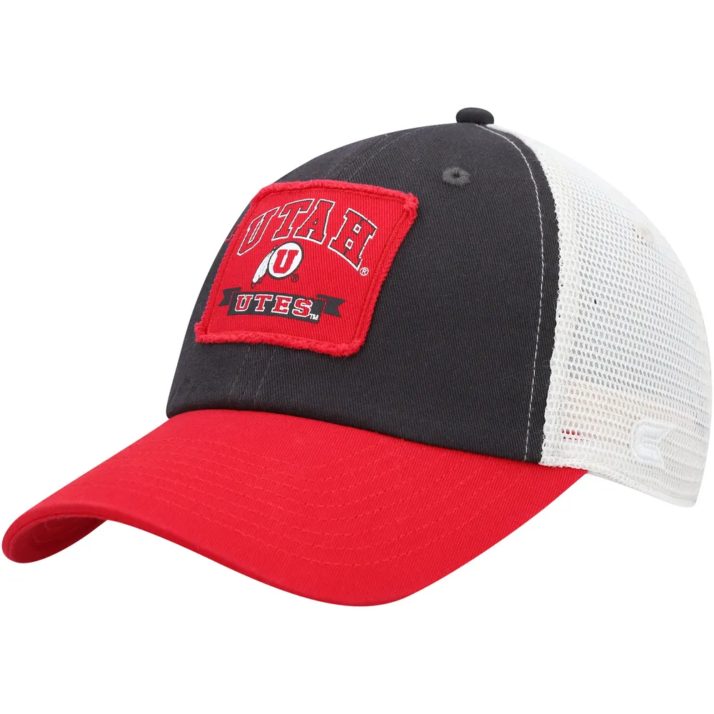 Men's Colosseum  Charcoal Utah Utes Objection Snapback Hat