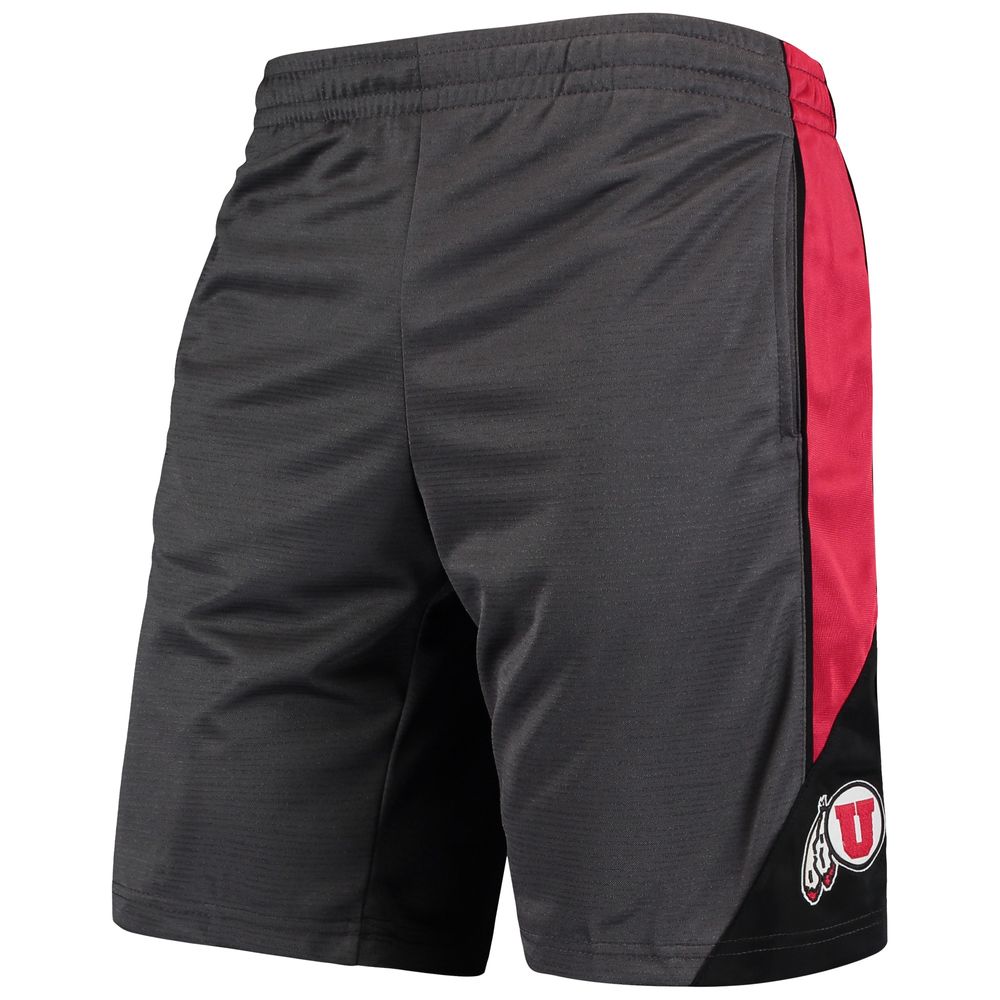 Men's Colosseum Charcoal Utah Utes Turnover Team Shorts