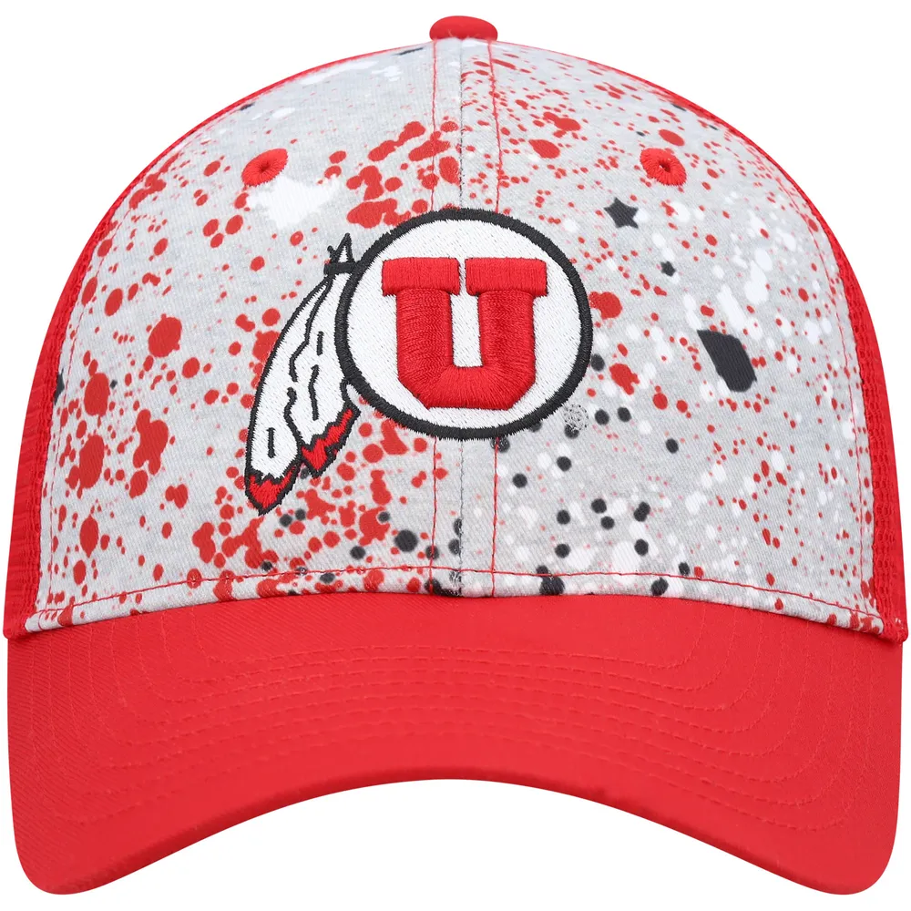 Casquette Snapback Colosseum Gris/Rouge Utah Utes Love Fern pour homme