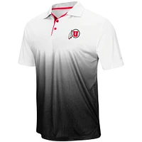 Men's Colosseum Gray Utah Utes Magic Team Logo Polo