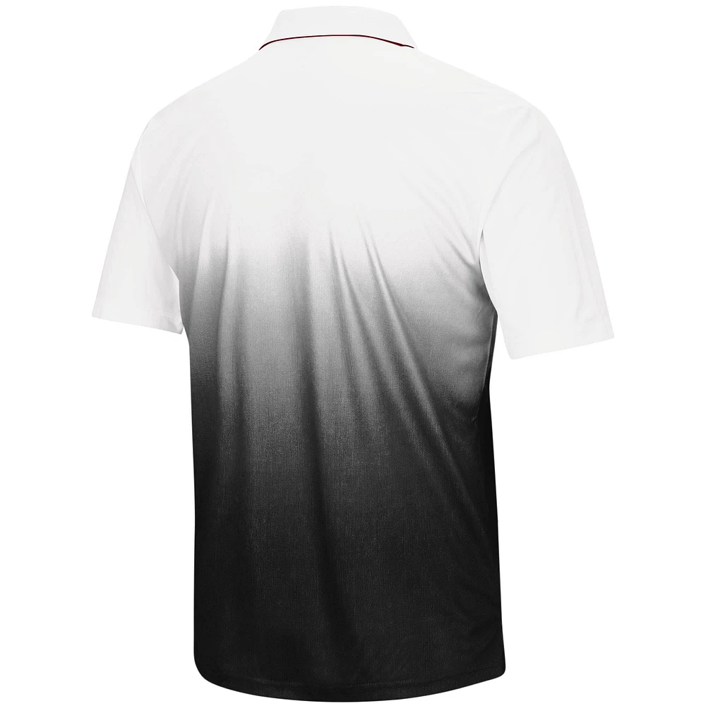 Men's Colosseum Gray Utah Utes Magic Team Logo Polo