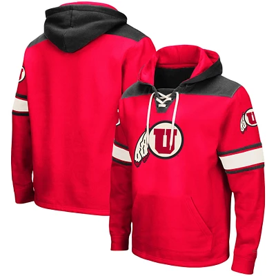 Sweat à capuche lacets Colosseum Red Utah Utes 2.0 pour hommes