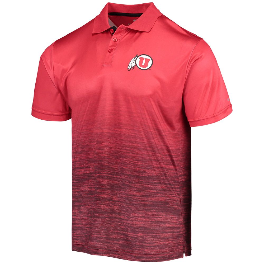 Men's Colosseum Red Utah Utes Marshall Polo