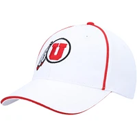 Casquette Colosseum Utah Utes Take Your Time Snapback pour homme, blanc