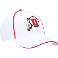 Men's Colosseum  White Utah Utes Take Your Time Snapback Hat