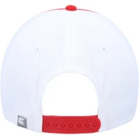 Men's Colosseum  White Utah Utes Take Your Time Snapback Hat