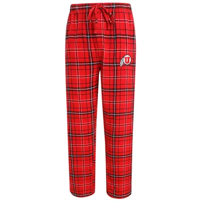 Utah Utes Concepts Sport Ultimate Flannel Pants - Red/Black