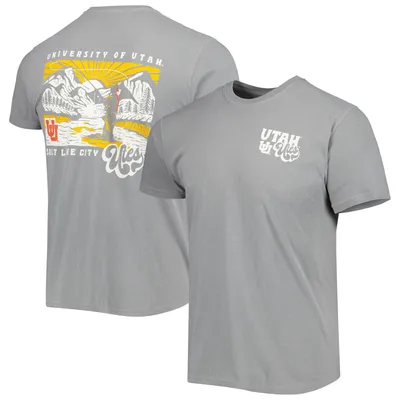 Utah Utes Hyperlocal T-Shirt - Gray