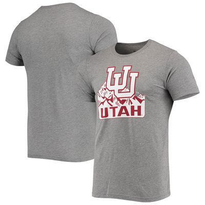 Men's Homefield Heather Gray Utah Utes Vintage Mountains T-Shirt