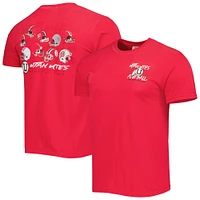 Men's Red Utah Utes Vault Helmet History Comfort T-Shirt