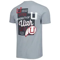 T-shirt argenté Utah Utes Vault State Comfort pour homme