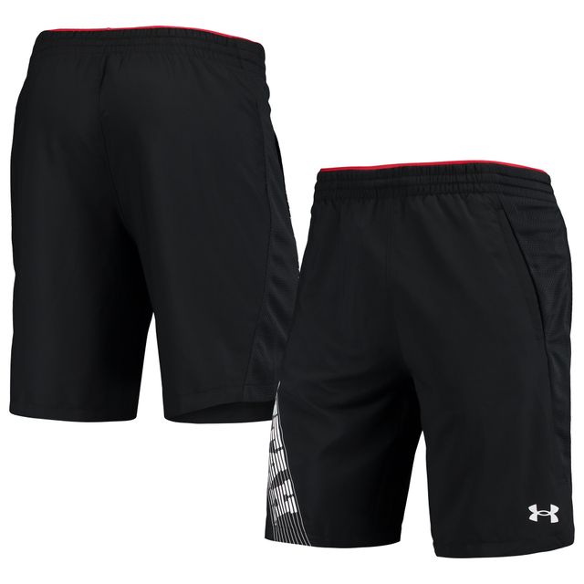 Short tissé Utah Utes 2021 Sideline pour homme Under Armour noir