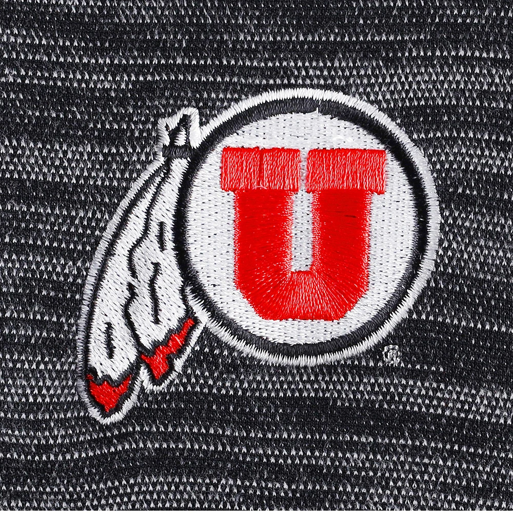 Men's Under Armour Black Utah Utes Tempo Fleece Quarter-Zip Jacket