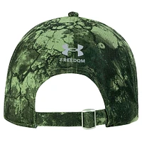 Casquette ajustable Under Armour Camo Utah Utes Freedom Collection Blitzing Performance pour homme