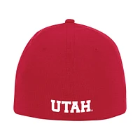 Casquette Under Armour Utah Utes Sideline Performance Flex pour hommes, rouge