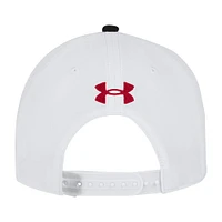 Casquette ajustable en corde pour homme Under Armour Utah Utes Driver White