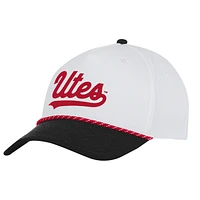 Men's Under Armour  White Utah Utes Driver Rope Adjustable Hat