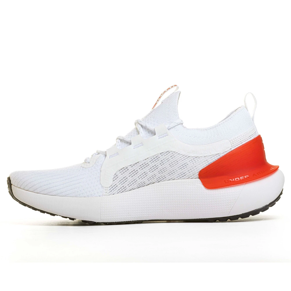 Chaussures de course Under Armour Utah Utes HOVR Phantom 3 blanches pour hommes